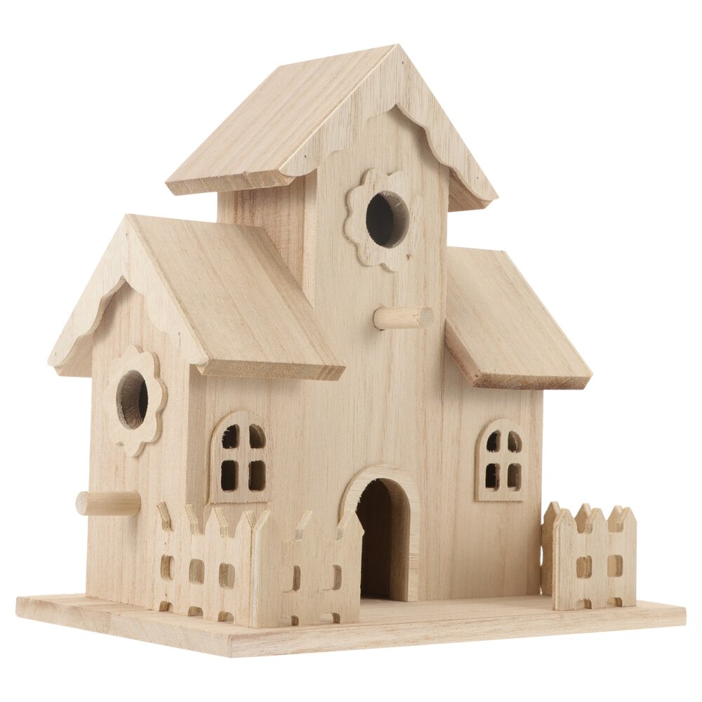 Houten Vogelnest Vogels Huizen Thuis Versiering Vogelnest Box Voor Tuin