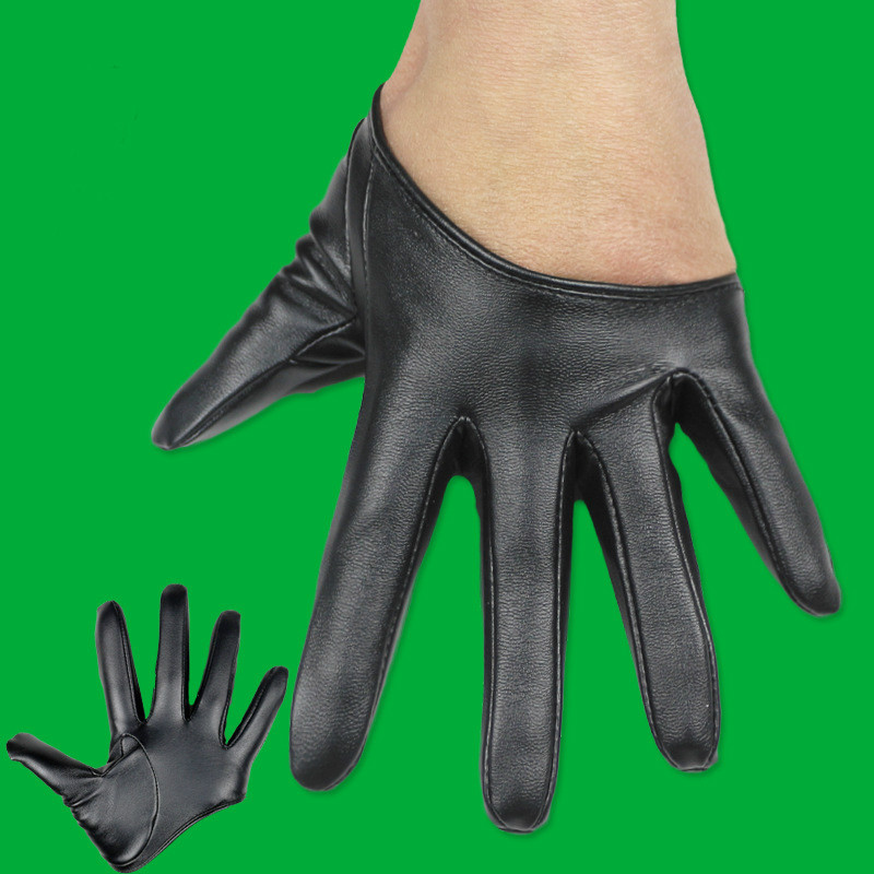 Multiple Color Women Patent leathe Gloves Women Solid Wrist Performance Dancing Mittens Driving Gloves