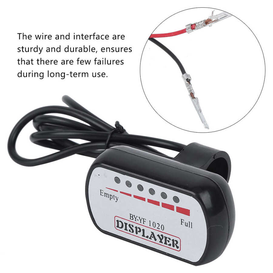 VGEBY Fiets Gashendel, LCD Elektrisch Hoeveelheidsweergave Snelheid Gashendel Grip (36V) Rijden