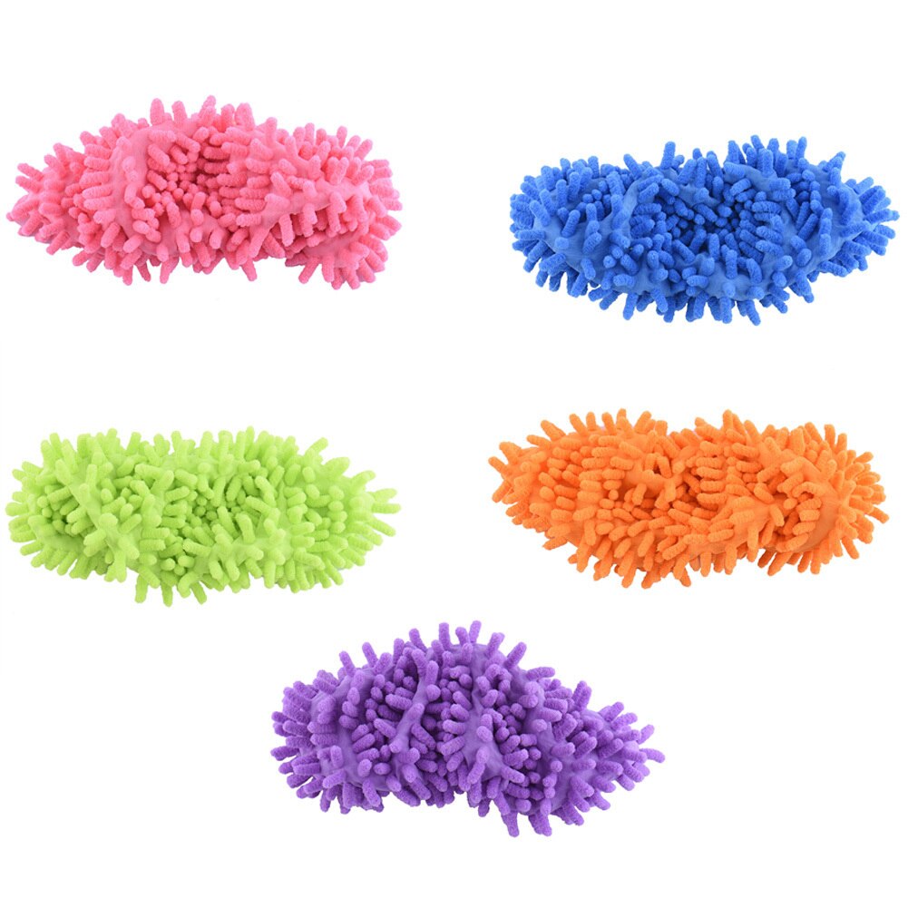 1 pièce, pantoufle de serpillère anti-poussière, pantoufle paresseuse, polissage au sol de maison, nettoyage facile, couverture de chaussettes
