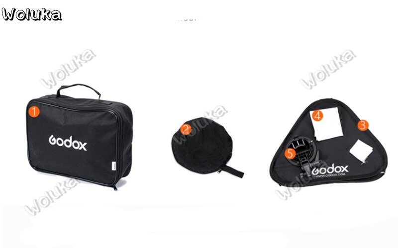 Godox 40*40cm softbox machine top Flash portable collapsible with S bracket photographic soft hood CD50 T03