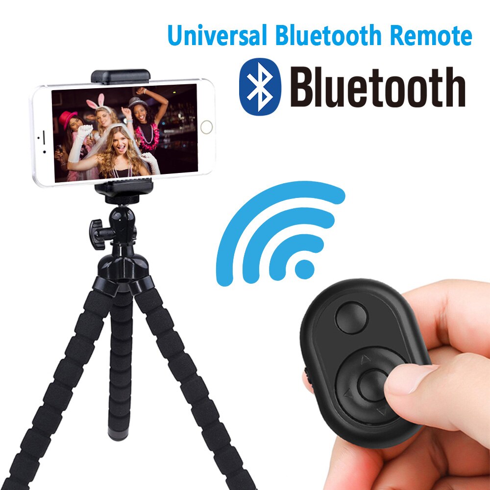 Udløser trådløs bluetooth fjernbetjening knap trigger controller adapter selvudløser kamera stick selfie tilbehør