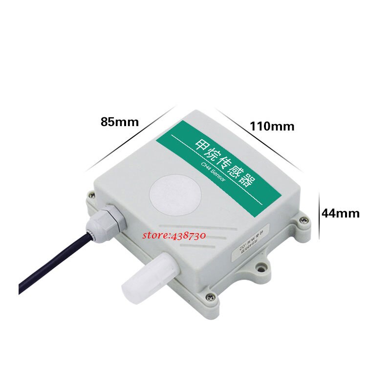 Industrial grade methane sensor / 4-20mA output concentration detector / combustible gas alarm RS485 CH4 transmitter