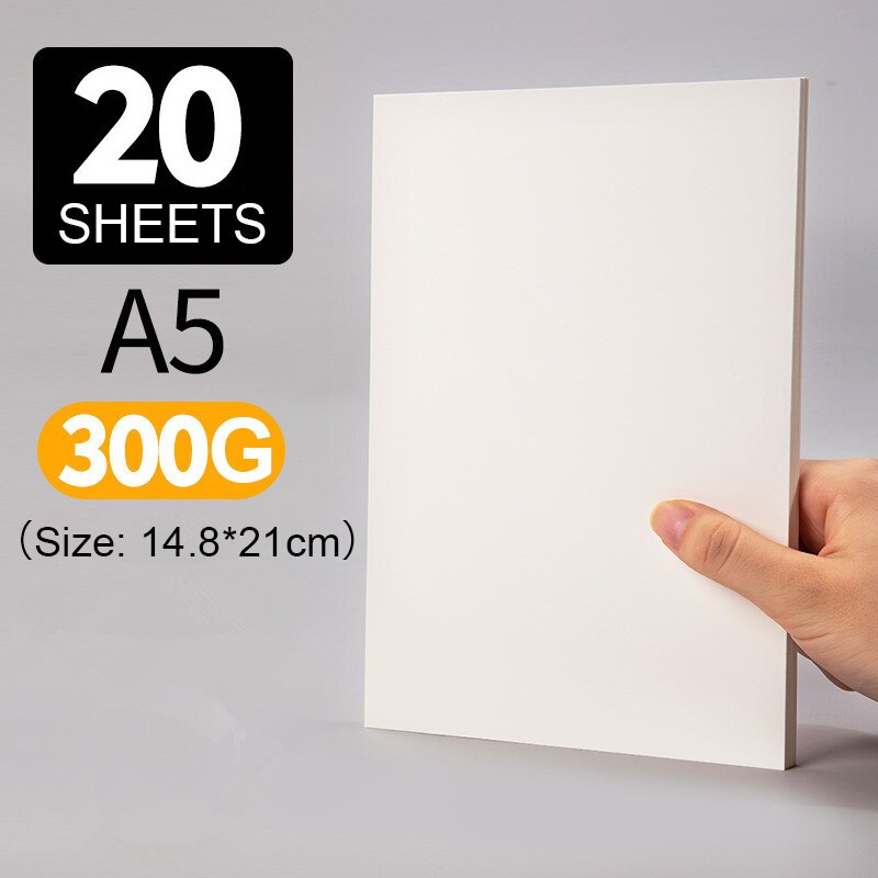 Pastel Papier Olie Pastel Special-Purpose Fijne Korrel Papier Olie Pastel Schilderij Karton Plakken Papier A5/A4 Vierkante pastel Papier: A5 20 sheets