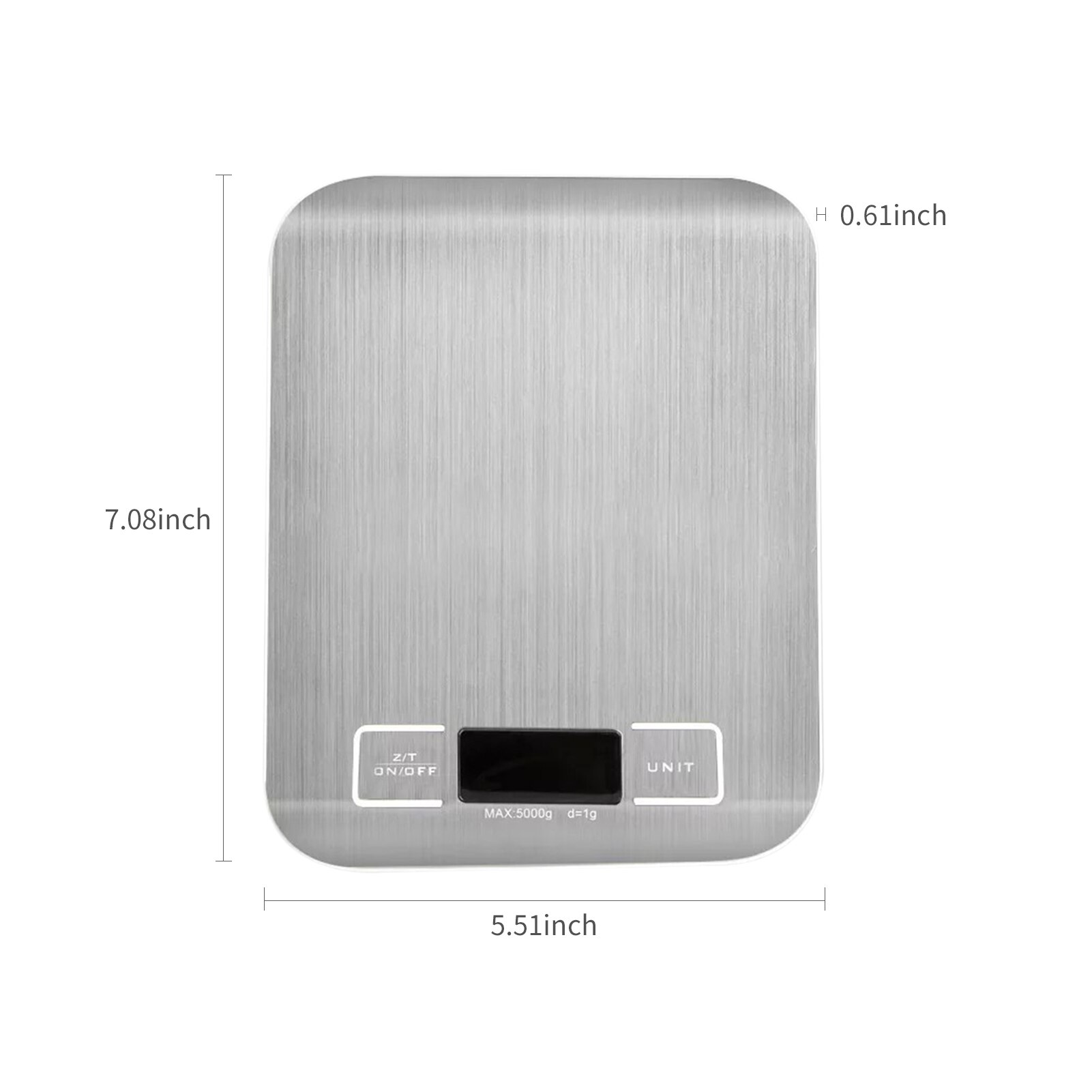Kitchen Scale Digital LCD Food Scale Weight KG G oz ml lb kitchen accessories Stainless Steel Portable Food Scale 1g Precise