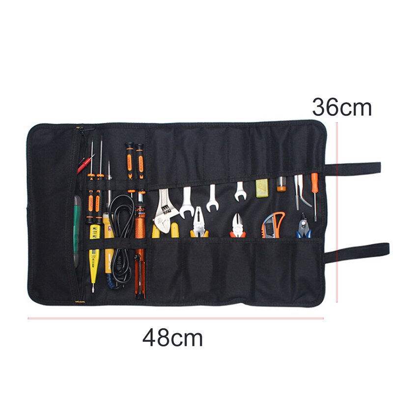 1 stücke multifunktions werkzeug tasche praktische tragegriffe Oxford leinwand meißel rolle taschen