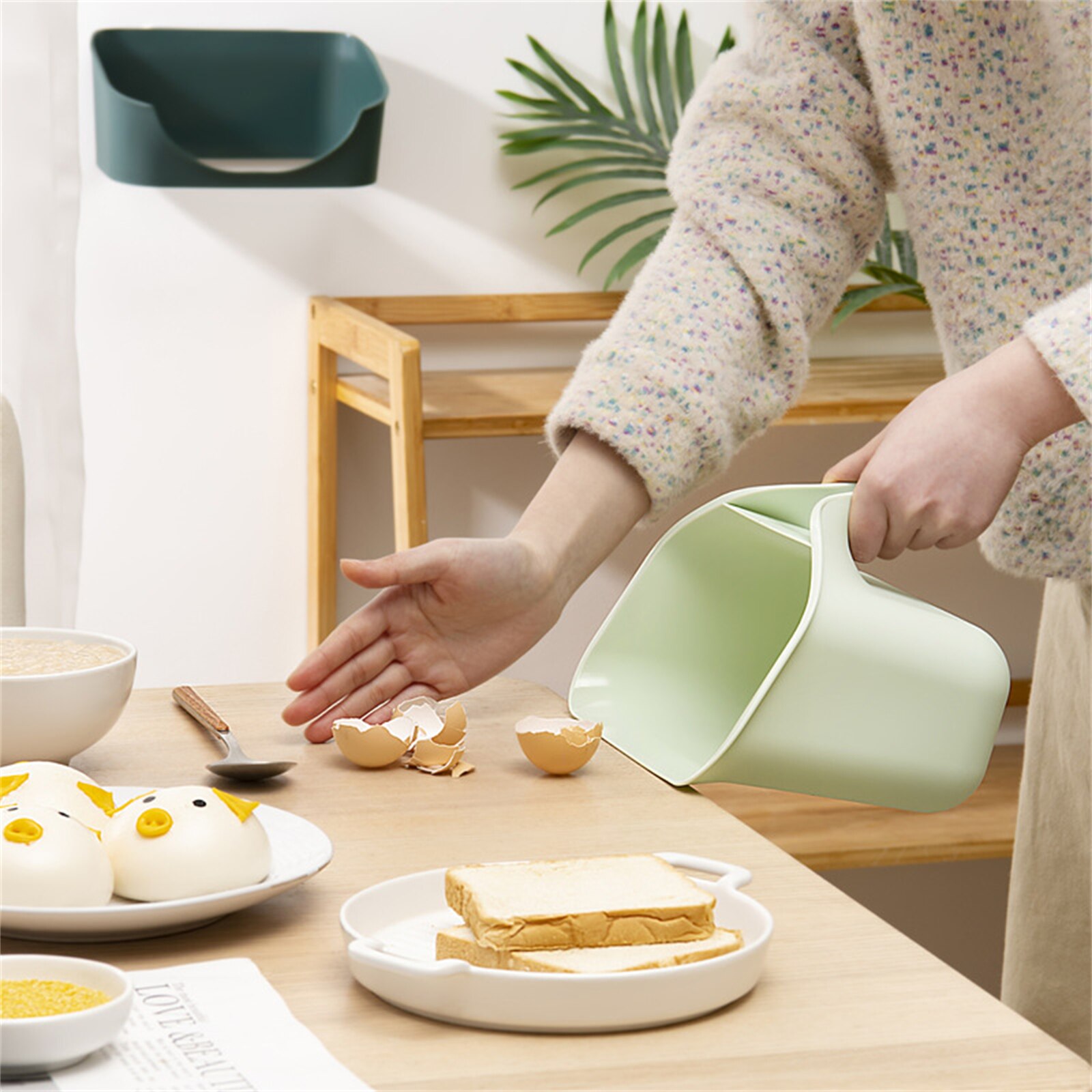 Wall Mounted Hanging Trash Bin For Kitchens Cabinet Door Kitchen Trashs Bin Garbage Cans Counter Bins Trash Can Kitchen