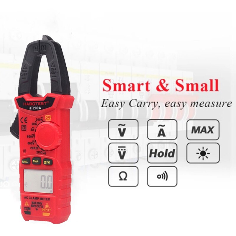 Voltage Current Clamp Meter Digital High Precision Multimeter Electrical Megger Tester Readings Are Accurate Precise Measurement