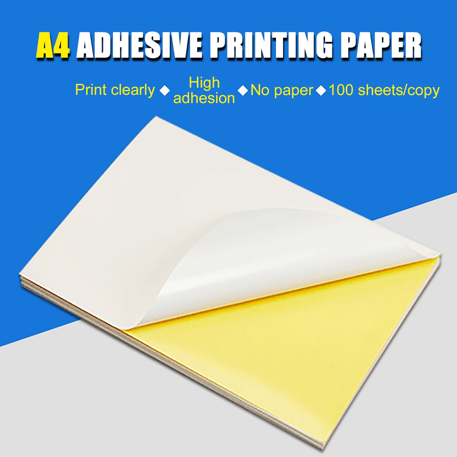 100Pcs A4 office Printing Paper Multifunction Crafts Arts Printer A4 Copy Paper Office School Supplies 210 x 297mm Glossy Paper