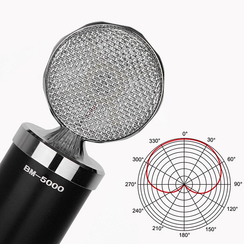 BM-5000 Microphone, Network Mobile Phone National K Song Anchor Live Shouting Microphone Recording Condenser Microphone