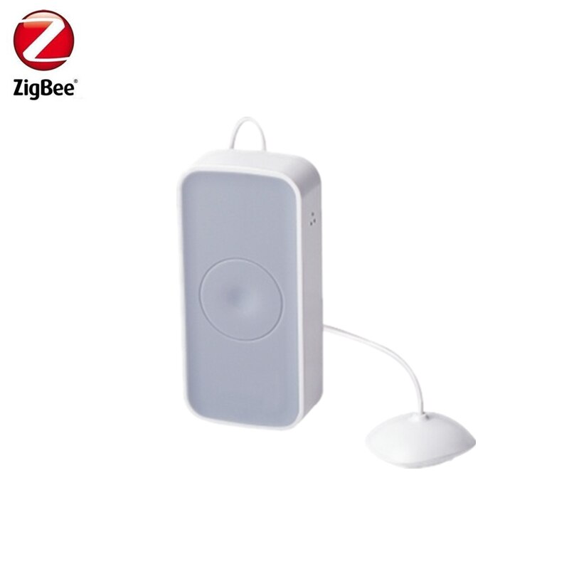 Heiman-Sensor inteligente de fugas de agua Zigbee3.0, Detector de fugas de agua, funciona con la mayoría de las puertas de enlace estándar Zigbee: 1PCS