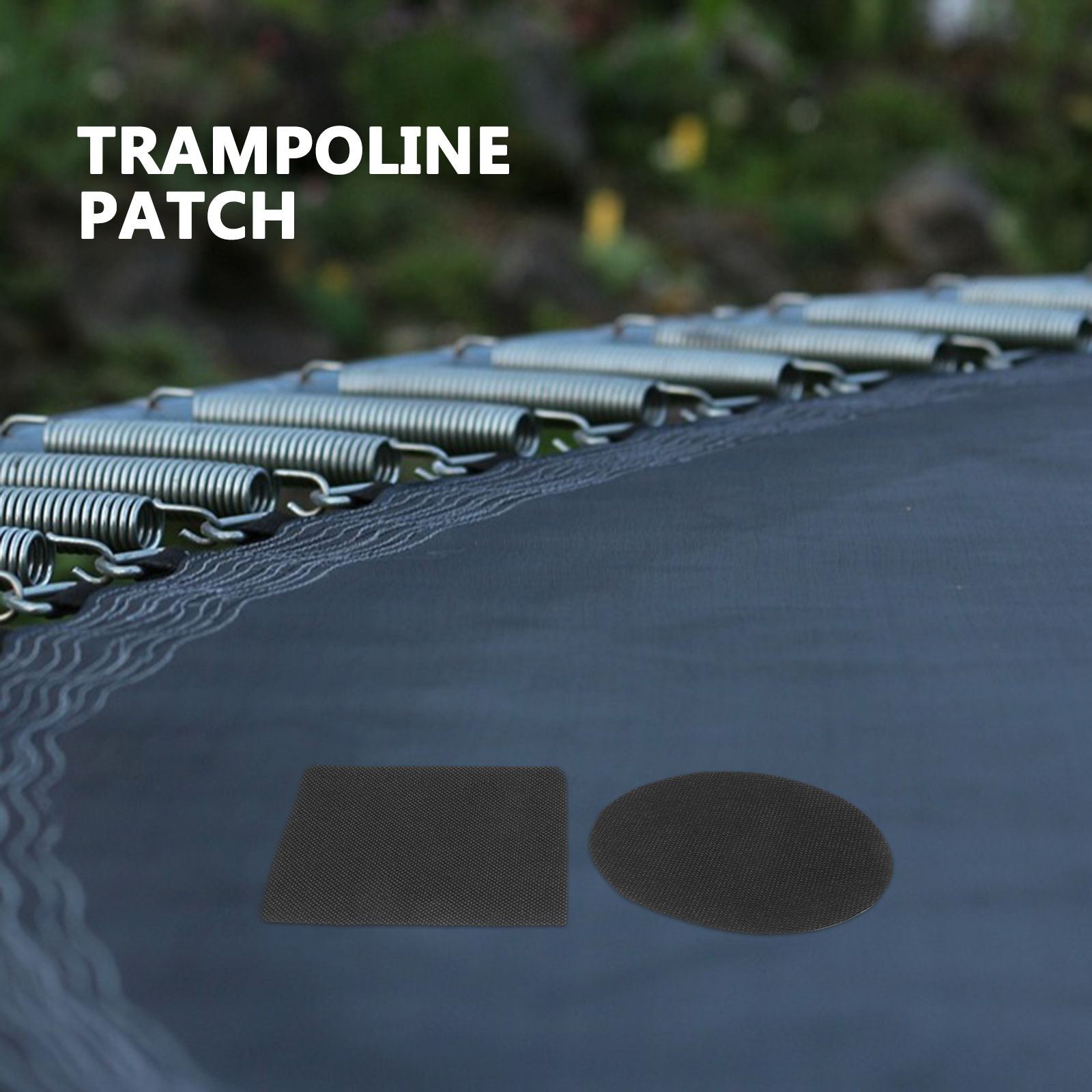 6 Sets Trampoline Patch Kit Self Adhesive Repair for Mat Holes Tears Tpe Replacement Parts Fitness Shaping
