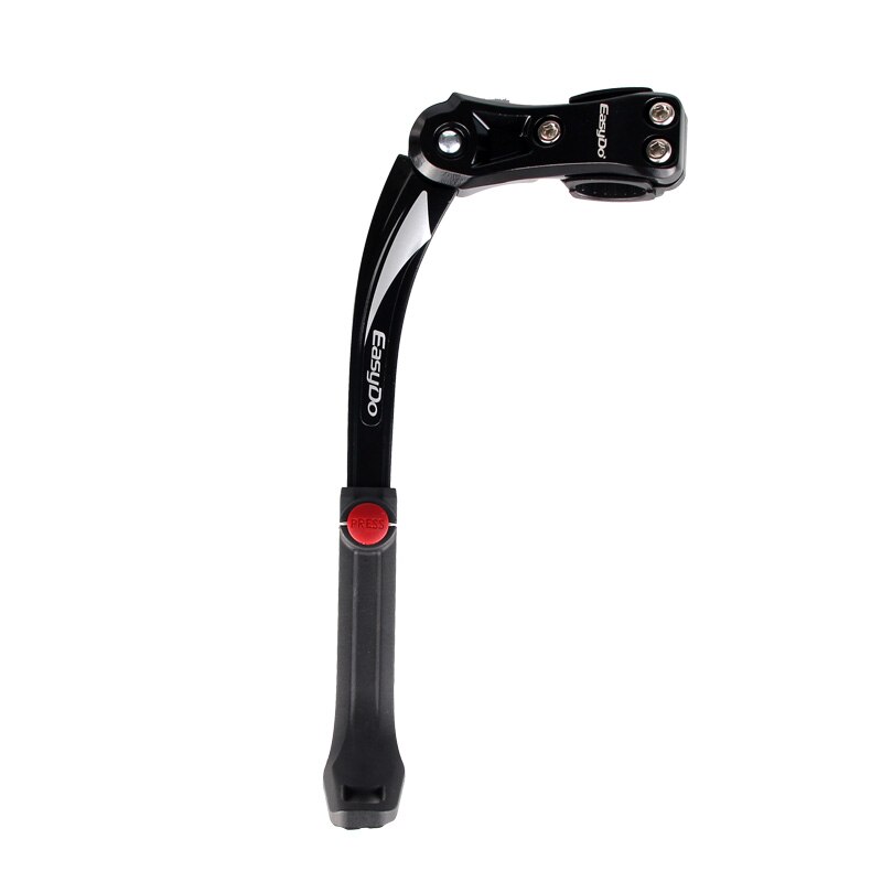 Bicycle Kickstand Adjustable Bike Stand MTB Bike Work Stand Bicycle Foot Stand Aluminum Alloy Bike Support Side Kick Stand: White