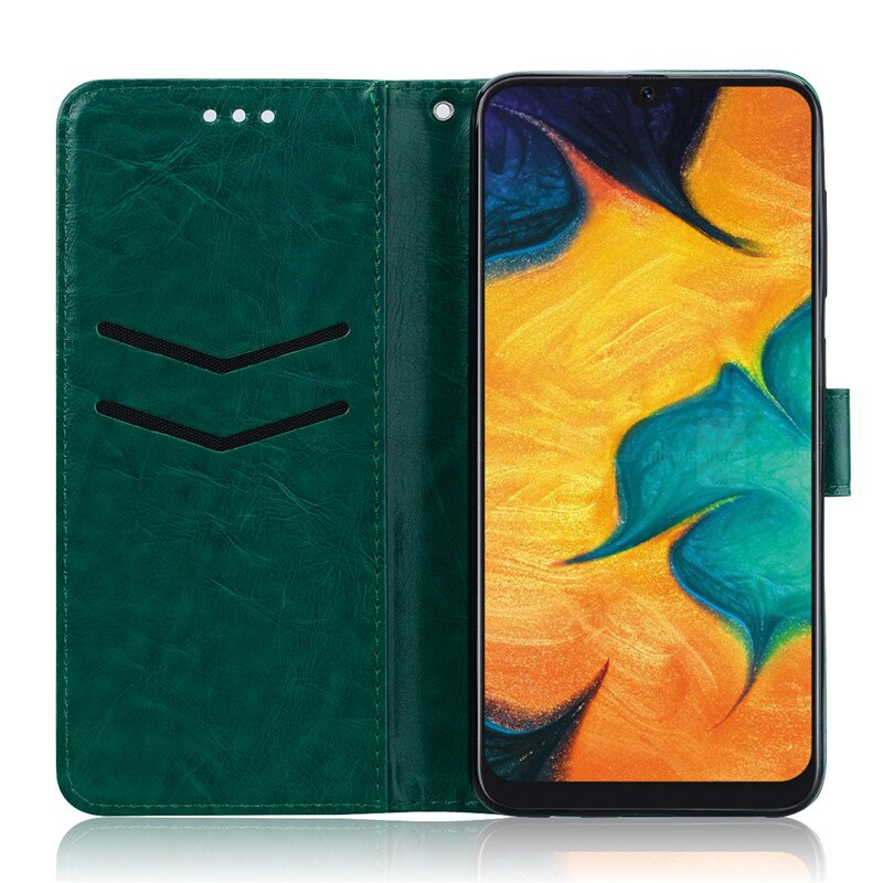 Etui do Samsung Galaxy A20 A 20 etui luksusowe biznes magnetyczny zwykły portfel klapki skórzane etui do Samsung A20S A20e klapki
