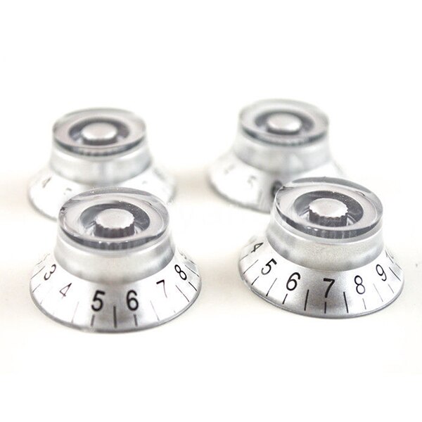 Silver Top Hat Electric Guitar Knobs For Gibson SG Style Electric Guitar