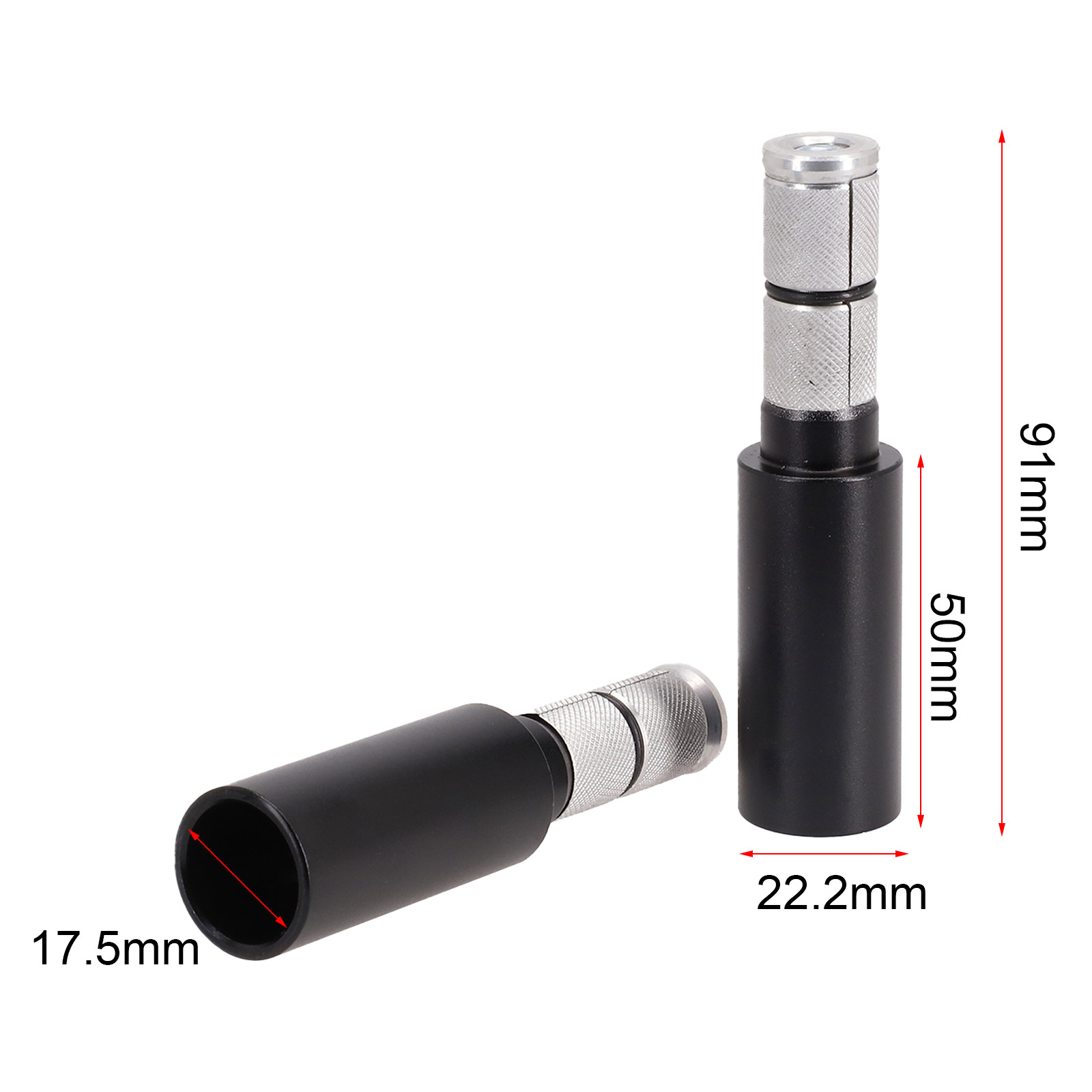 Mountainbike Stuur Extender 15-20mm Aluminium Rechte Stuur Verlengstuk Fietsstelen Accessoires