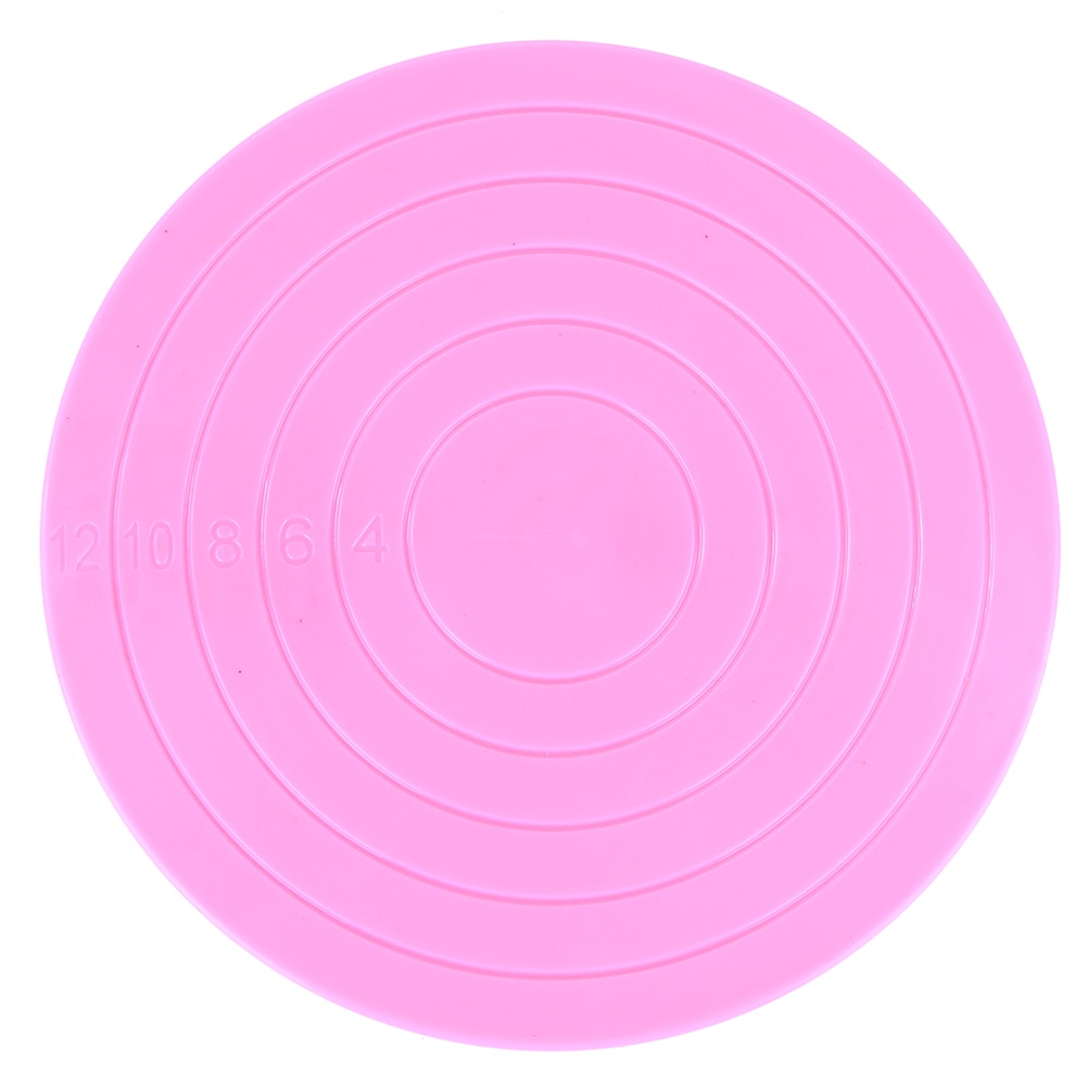 Small Cake Rotating Revolving Plate Decorating Cake Turntable Kitchen Display Stand Cake Swivel Plate Baking Tools