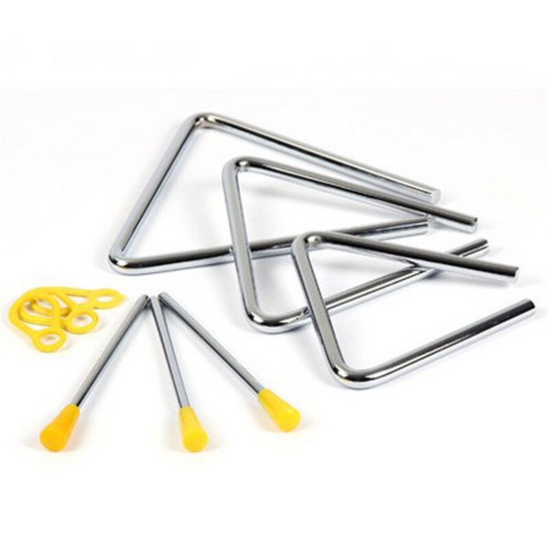 Triangle Orff pour instrument de musique, instrument de 4/5/6/7/8 pouces, instrument éducatif à Percussion, 1 pièce