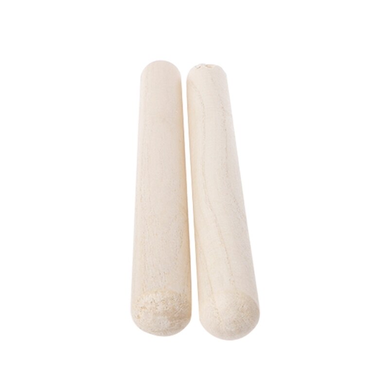 Baquetas de madera para niños, instrumento Musical de juguete de percusión de ritmo, 1 par