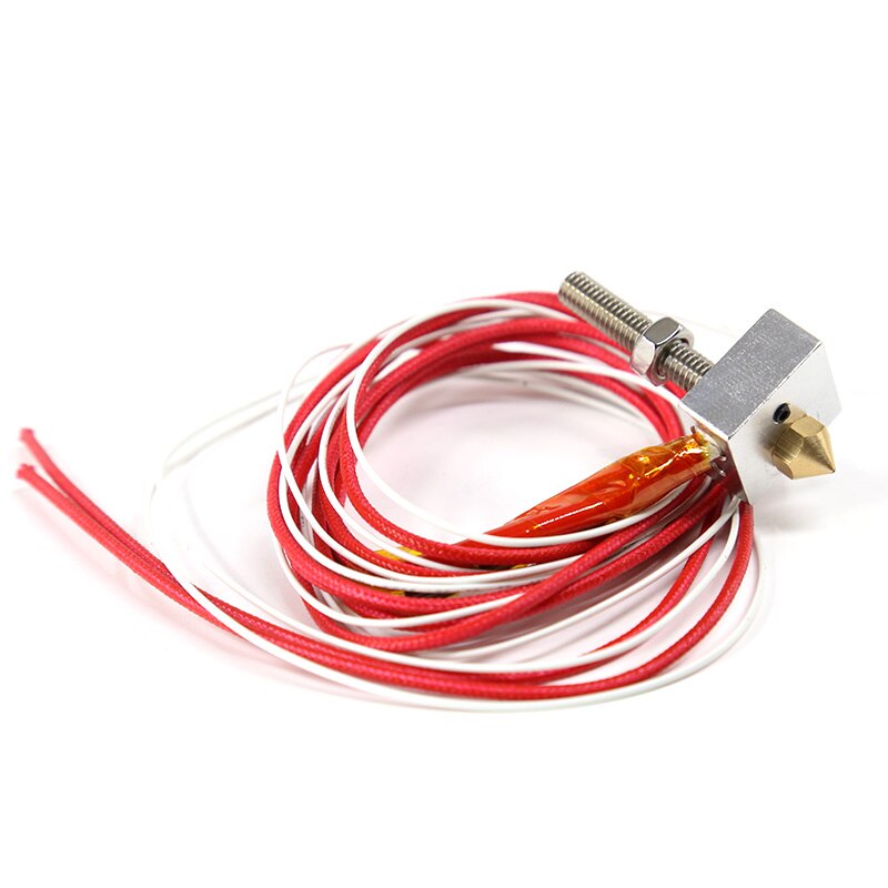 Anet 30/40mm gorge téflon tubes A6 A8 A2 e10 e12 MK8 buse extrudeuse kit 0.4mm 3d imprimante buses pièces hotend bricolage accessoires