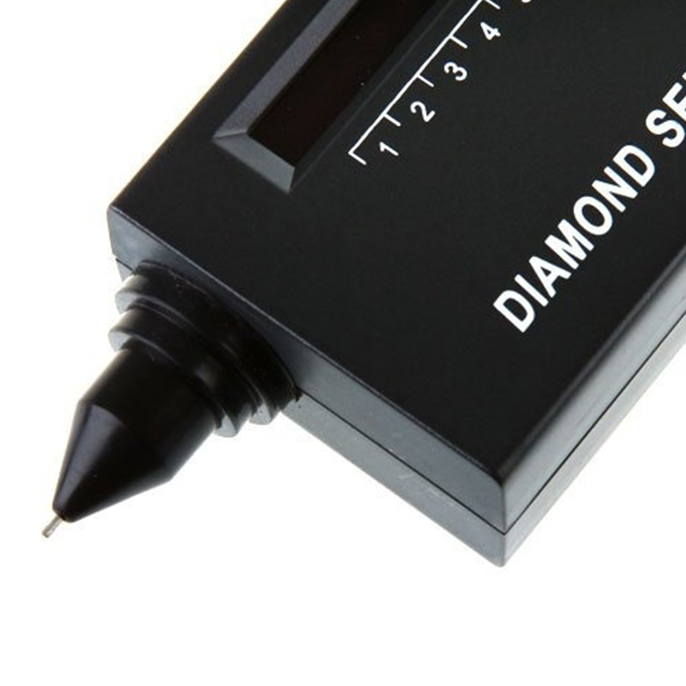 Høj nøjagtighed diamant tester førte smykker perle selector test pen værktøj ædelsten selector ii diamant watcher værktøj