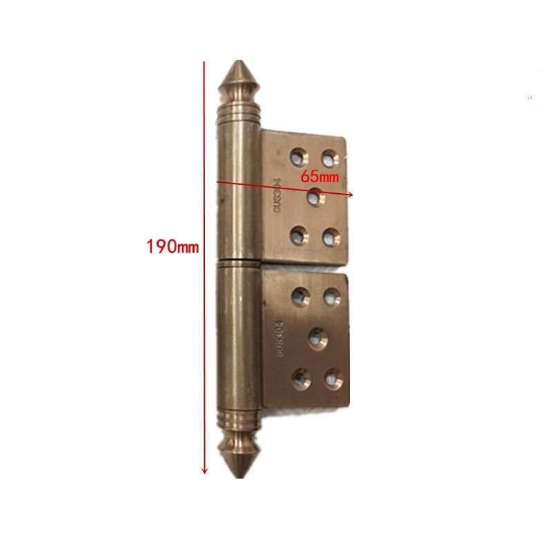 Lange punkt scharnier edelstahl tür scharnier sicherheit tür scharnier 5,5 "3 cm 14 Ader: Rose Gold