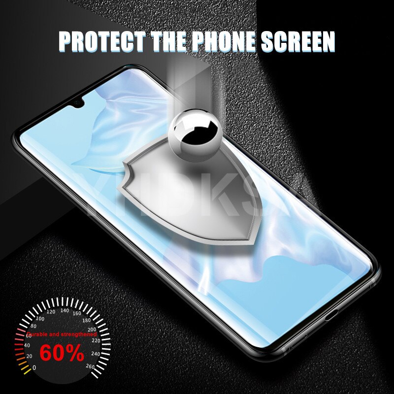 9D Protetor Protetor de Tela de Vidro Para Huawei P20 Pro P10 Lite Plus Vidro P30 P40 Lite E P Inteligente 2019 caso do Filme de Vidro temperado