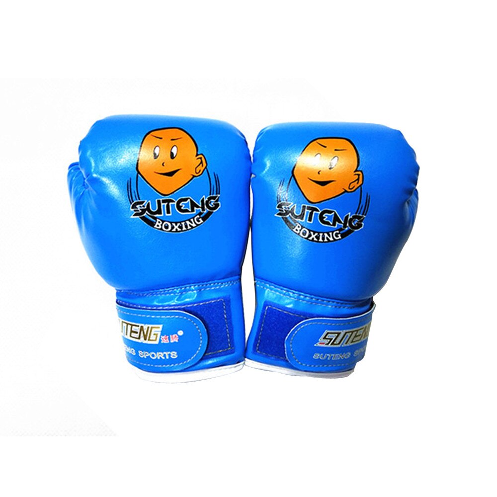 Kick Boxing Gloves PU Karate Muay Thai Guantes De Boxeo Free Fight Sanda Training Kids Age 3-12 Punching Bag Sparring Traing S6: Burgundy