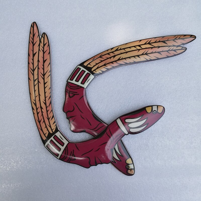 50m Flying Return Handmade Wood Boomerang Fun Outdoor Game Sports Throw And Catch Disc Saucer