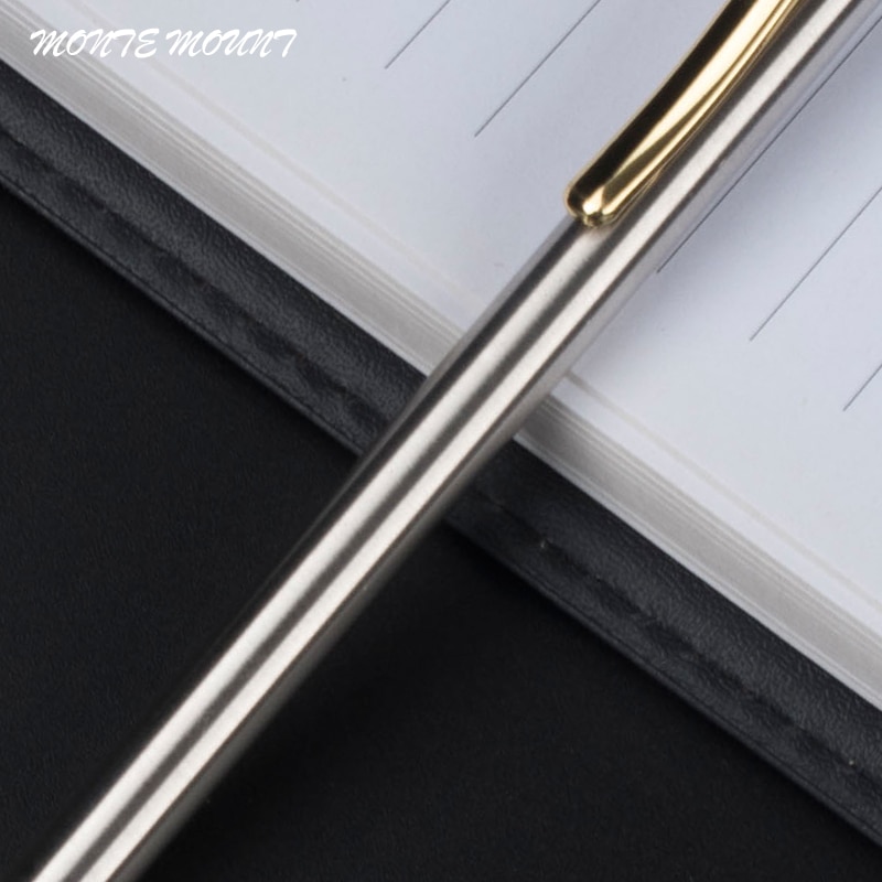 luxury Writing metal pens 0.5mm Nib school Office Stationery mechanical pencil student Business pen