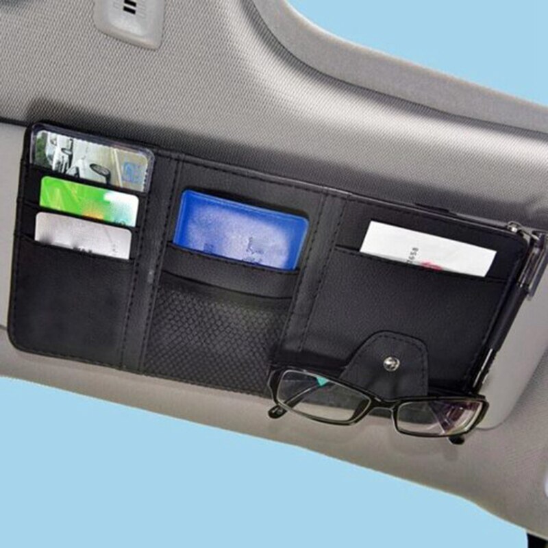 Armazenamento de carro titular do cartão de visita organizador clipe estiva tidying bolso do telefone universal assento carro lado volta bolsa recipiente malha