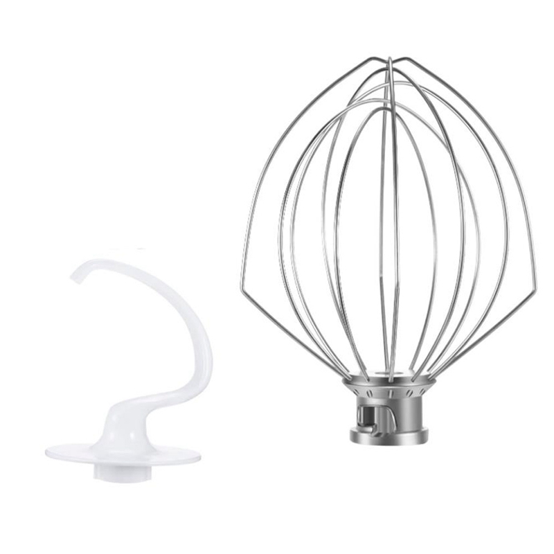 Mixer Vervanging Onderdelen Voor Kitchenaid K5AB/K5AWW, Ballonklopper, Deeg Haak Voor Kitchenaid Mixer 4.5QT: Default Title