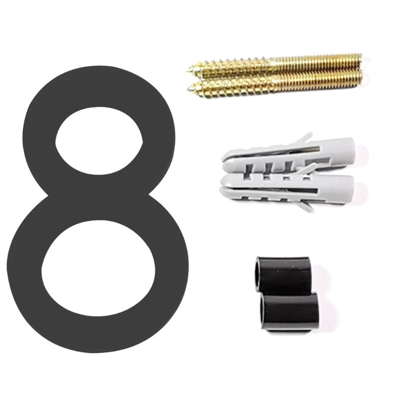 Floating House Number Modern House Numbers Garden Door Home Apartment Exterior House Numbers Decorative Plate