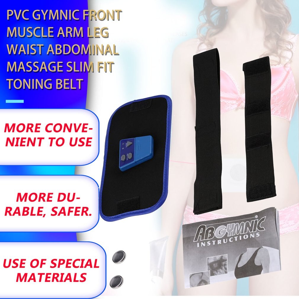 Health Care Slimming Body Massage belt AB Gymnic Electronic Muscle Arm leg Waist Abdominal Massager Exercise Belt