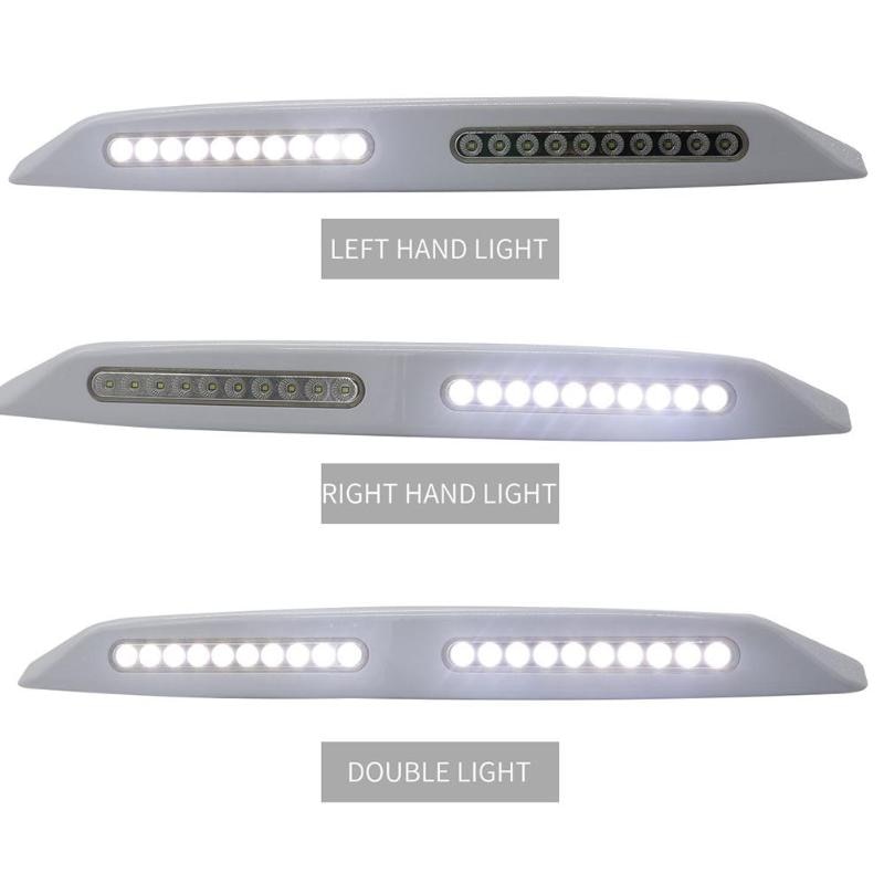 Luz LED para toldo de caravana, lámpara de luz blanca para porche Exterior, caravana, 20 LED, 12V