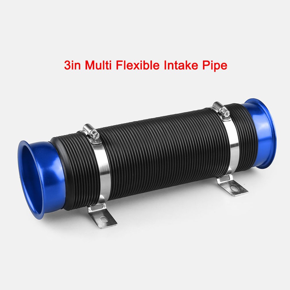 Multi Flexible Adjustable Car RAM/COLD Air Intake Piping Turbo Duct Inlet Hose
