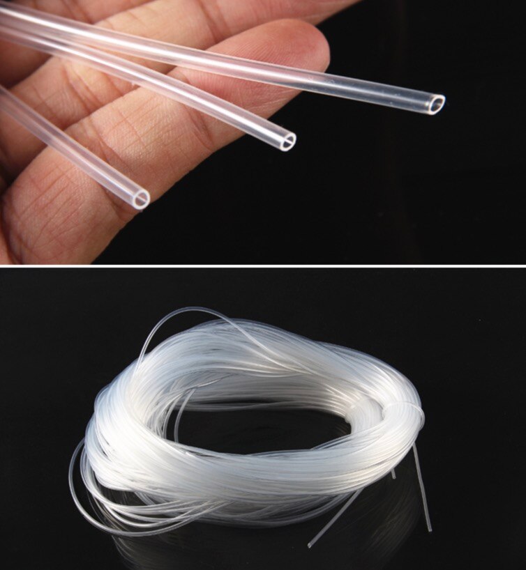 20 mètres. 0.5x1mm. Diamètre extérieur: 1mm. Tube capillaire Transparent de alimentaire, diamètre intérieur: 0.5mm, en gel de silice
