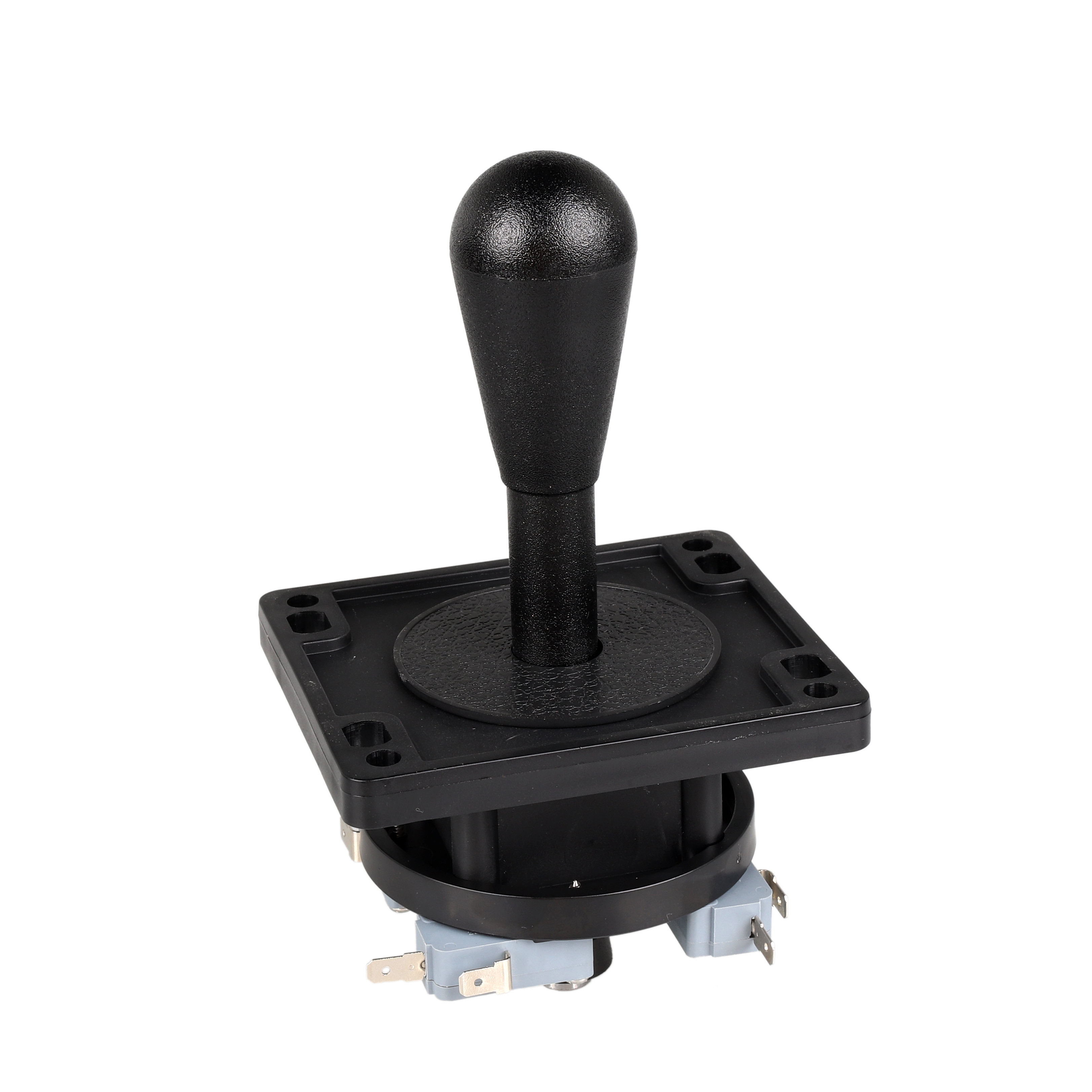 EG STARTS American Style Arcade Competition 2Pin Bat Joystick Switchable FromJoystick de 2 pines para Arcade de estilo americano, Joystick de murciélago conmutable de 8 vías, mango elíptico, precisión de 8 vías de 187&quot;: Negro