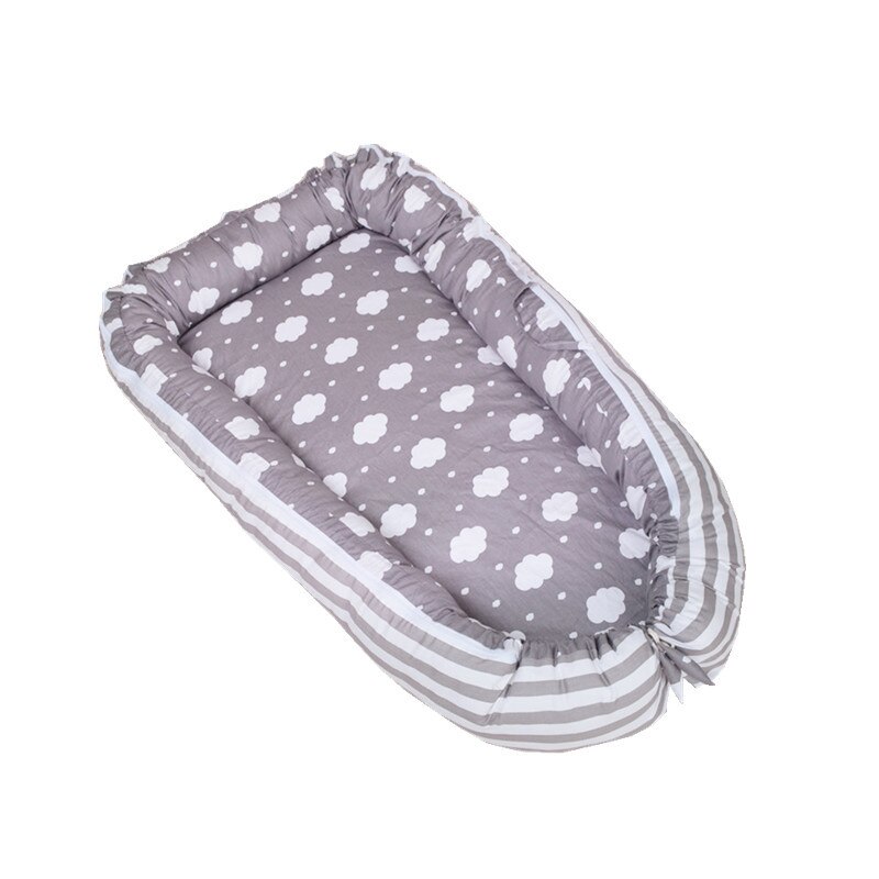 Baby bærbar seng krybbe sove isolation madras nyfødt baby print aftagelig vaskbar met ycz 038: G