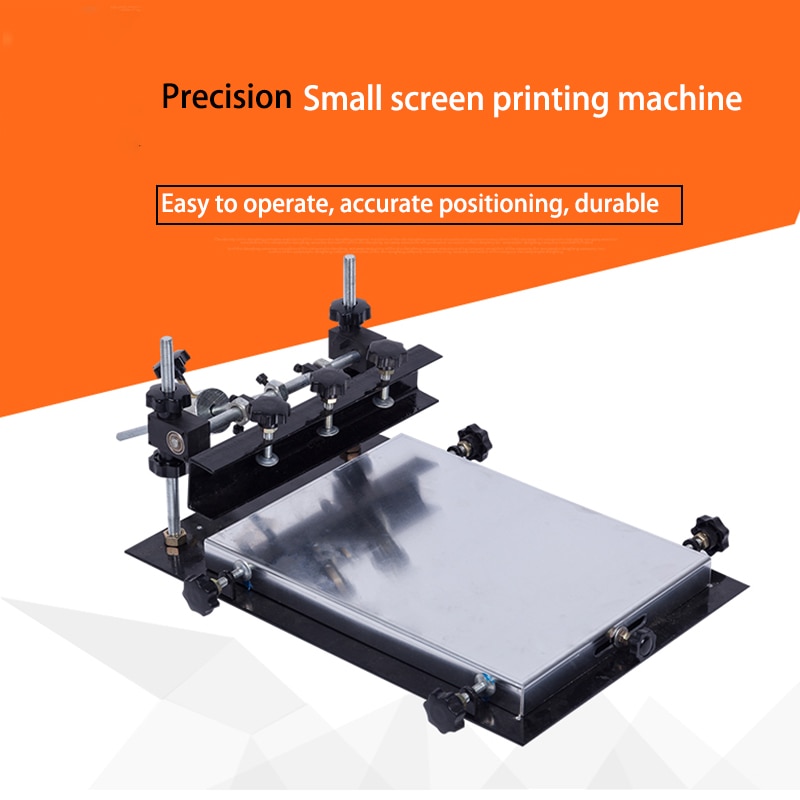 Manual silk screen Taiwan SMT manual stamping station solder paste screen printing machine screen printing machine trumpet