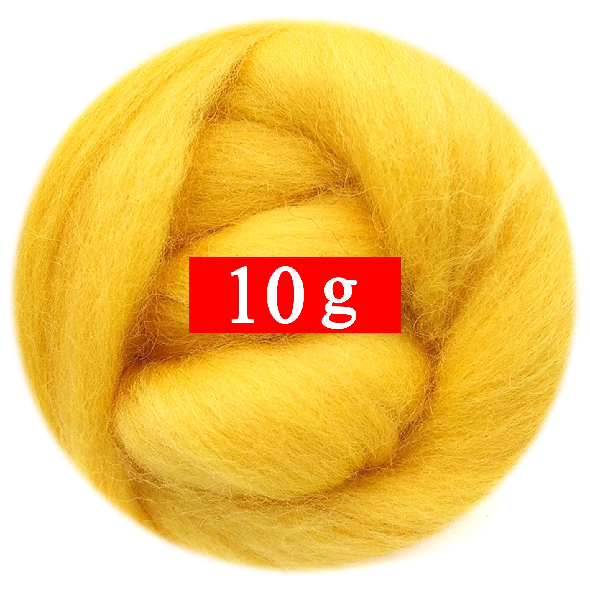 10G Vilten Wol (40 Kleuren) 19 Micron Super Zachte Natuurlijke Wol Fiber Voor Naaldvilten Kit 0.35 Oz Per Kleur (Geen. 11)