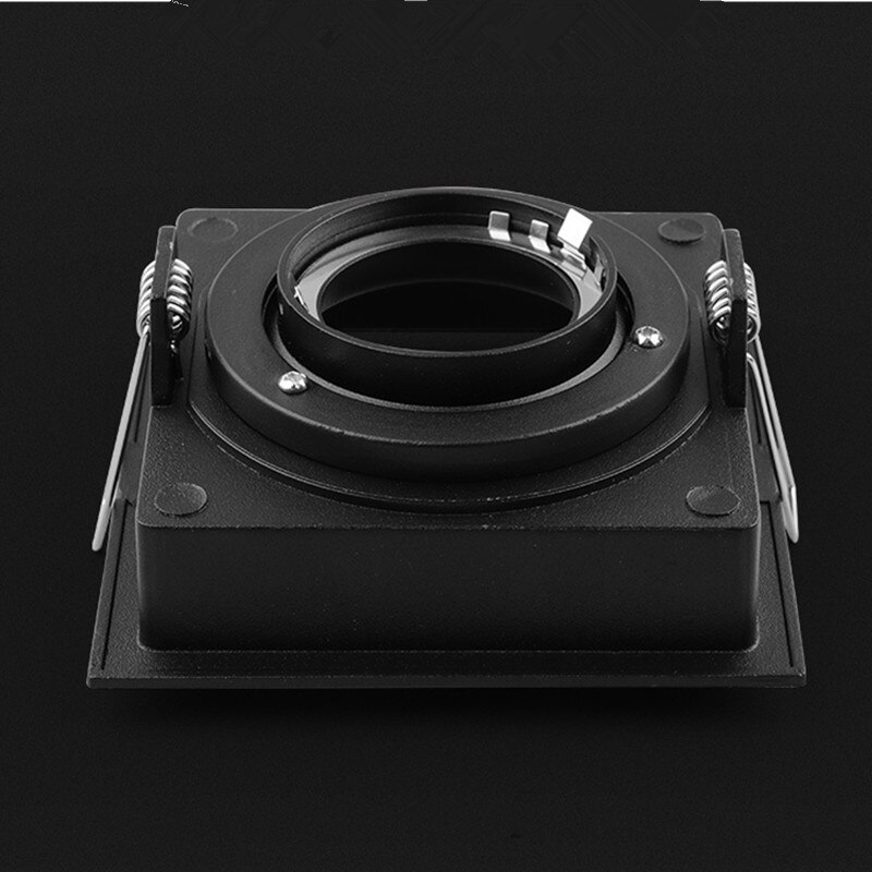 Anti-verblindings  gu10/mr16 frame beugel fitting spot licht houder fitting verstelbare inbouw plafondmontage downlight lampvoet