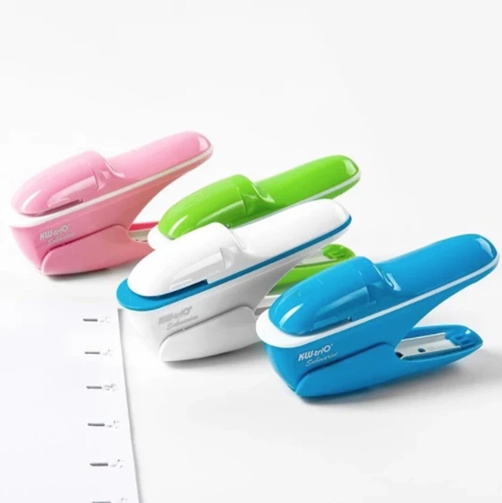 Cute Book Stapleless Non-staple Stapler Stapling Machine Stapler Paper Stapling Stapler Free Staple Needleless Stapler