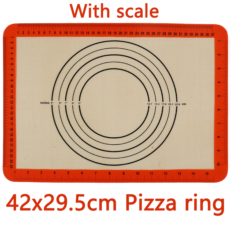 Siliconen Bakmat Non-stick Oven Vel Liner Bakkerij Keuken Bakvormen Accessoire Gereedschappen Gebak Macaron Pad Voor Koekjes: WHITE