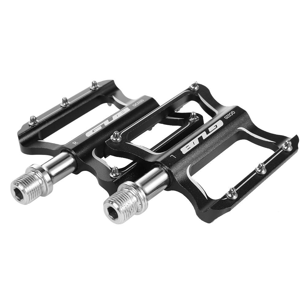 GUB – pédales de vélo ultralégères, roulements scellés, alliage d'aluminium, axe de vélo de route, pédales plates antidérapantes, 1 paire