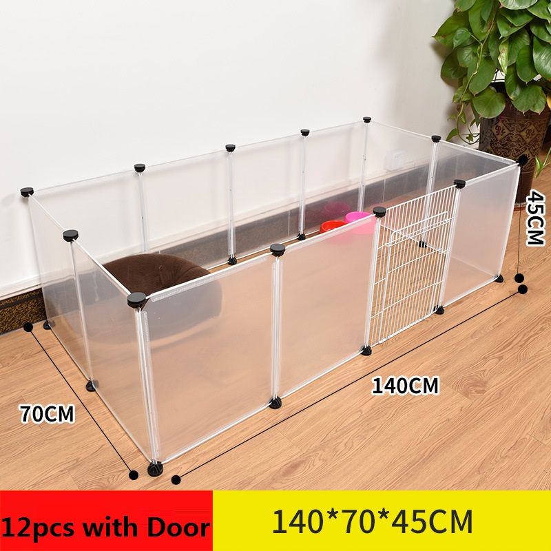 DIY ogrodzenie dla zwierząt 45*35cm plastikowa sieć klatka dla psa hodowla dowolna kombinacja ogrodzenia dla psów dom dla szczeniaka zwierzęta domowe są małe zwierzę klatka dla królika psia buda