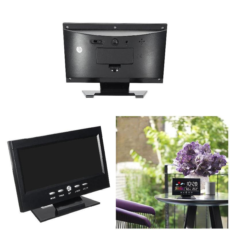 Digital lydsensor lys op ur med lcd og display kalender temperatur alarm tb