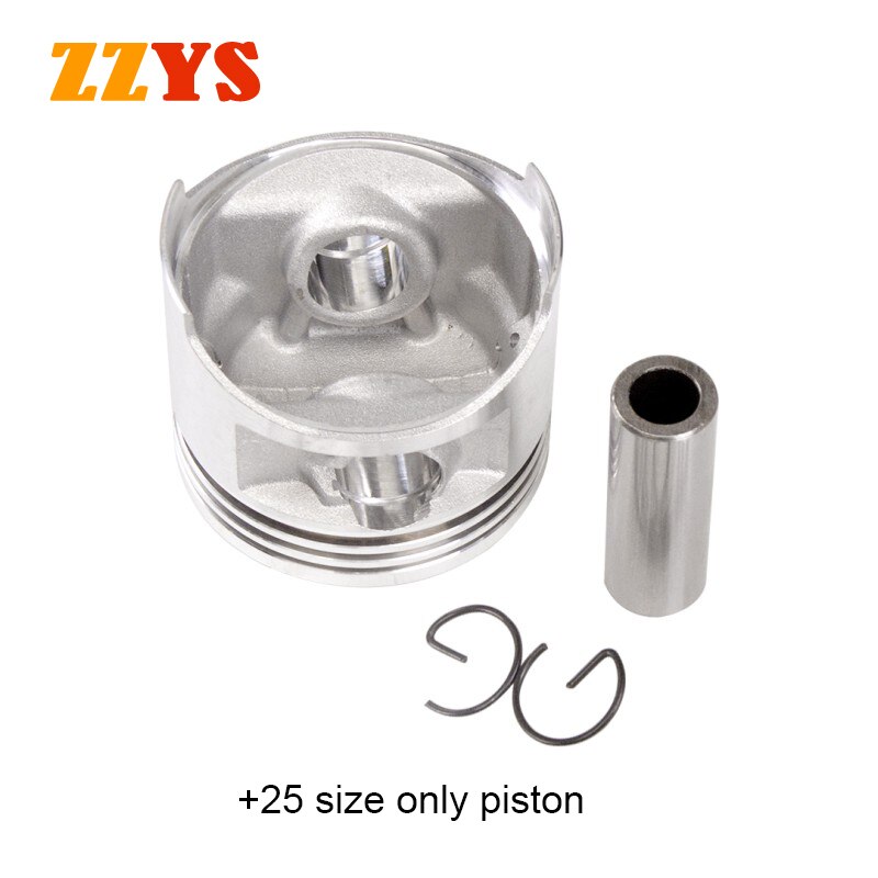 49mm 49.25mm 49.5mm 49.75mm 50mm Oversize 0.25 0.5 0.75 1.0 Motorcycle Piston and Ring Kit For YAMAHA XV250 XV 250 XC125 XC 125: 0.25 Piston