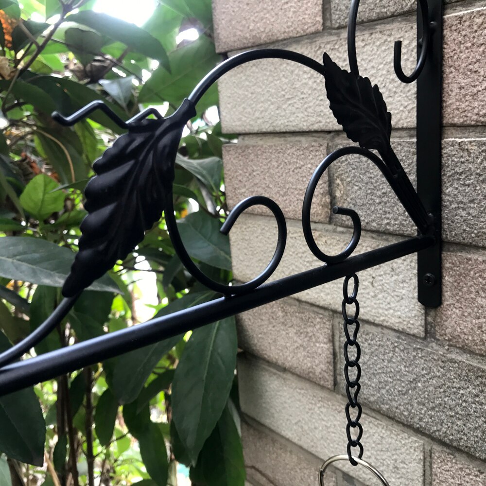 Hanging Sign Europe Style Metal Scroll Brackets for Door Signs Office Home Outdoor Black Iron Decorative