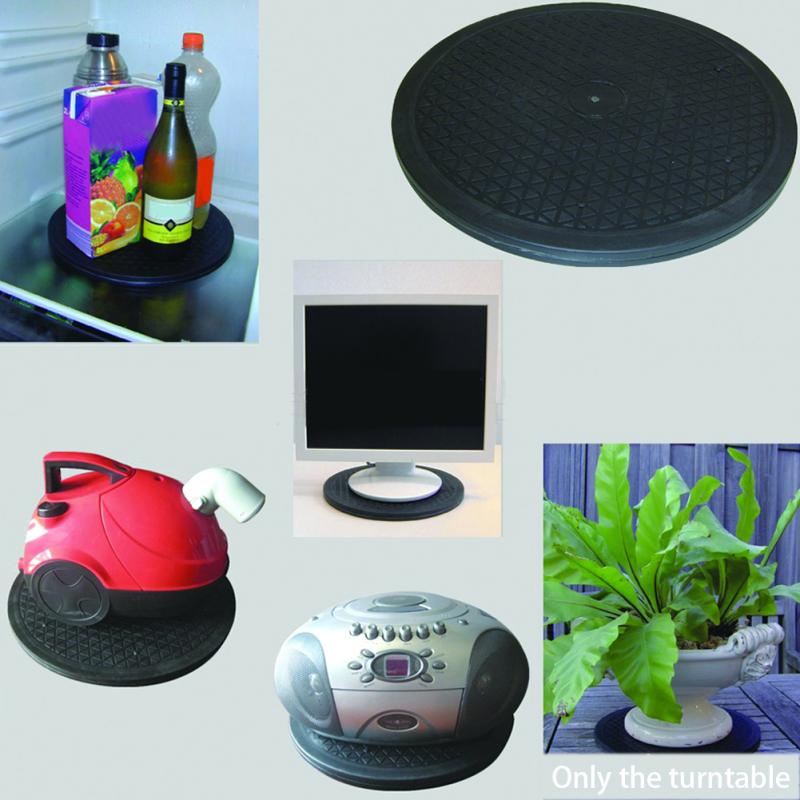 Heavy Duty 360 Degree Rotating Display Pottery Ornament Hand-made Turntable Plastic Sculpture